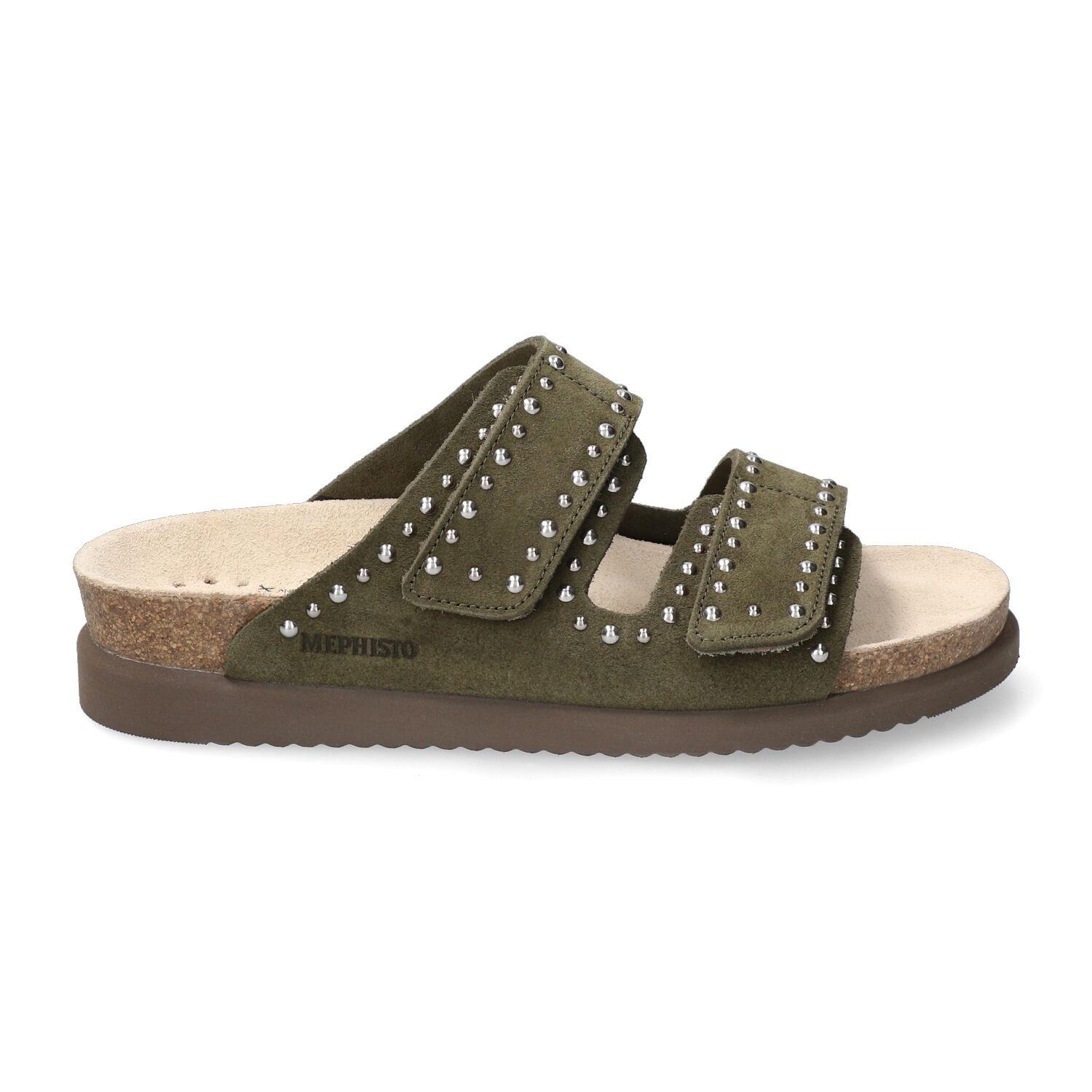 mules femme modèle Hestelle Taupe Loden - Mephisto